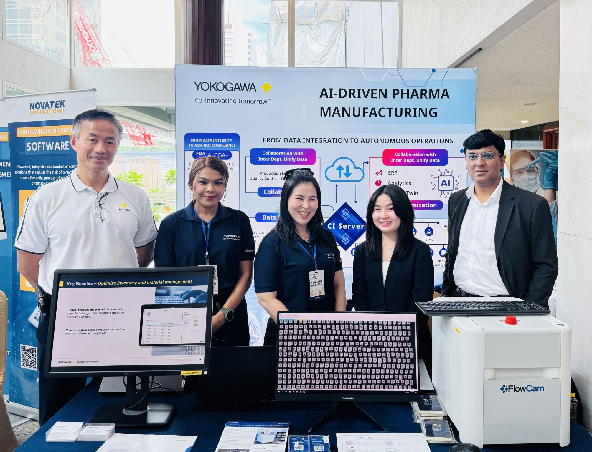Yokogawa Votiva Solutions booth at ISPE Thailand AGM 2026 Bangkok