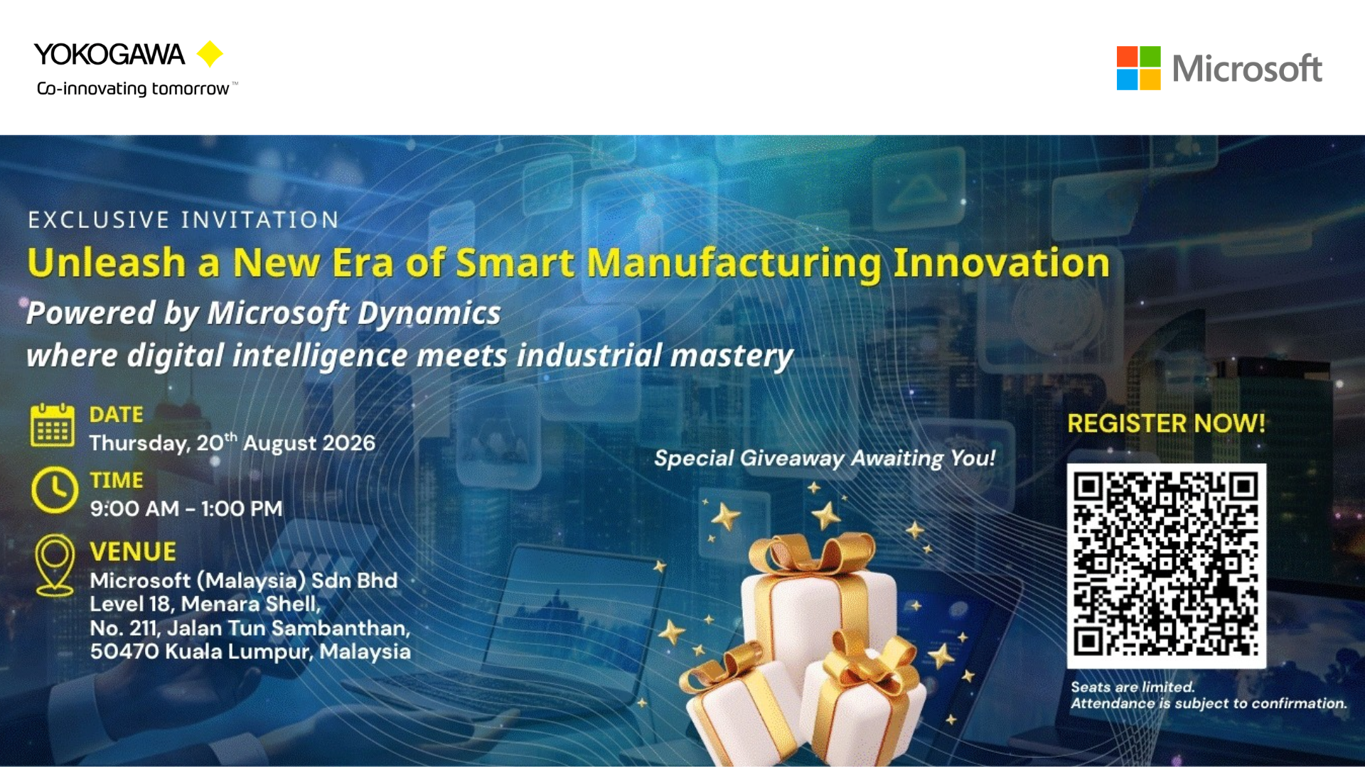 Smart Manufacturing event in Malaysia hosted by Yokogawa and Microsoft