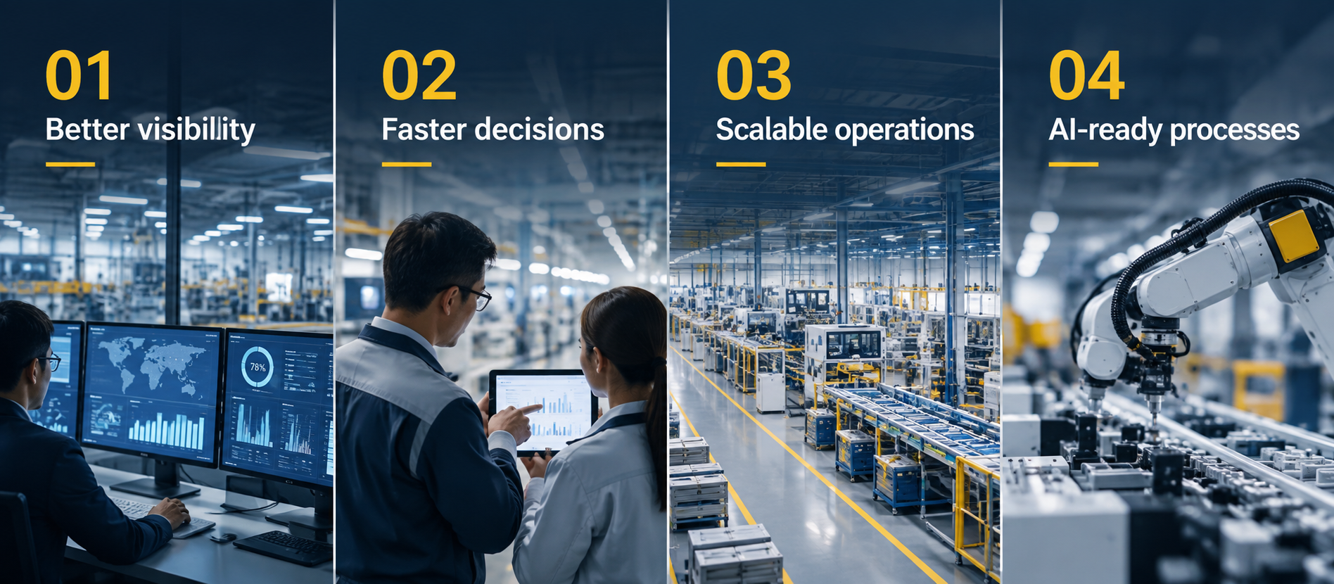 Benefits with Dynamics 365 Finance and Operations